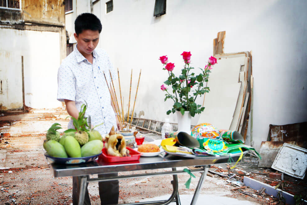 Khởi công công trình nhà anh Dũng - chị Trung, Bình Thạnh 2