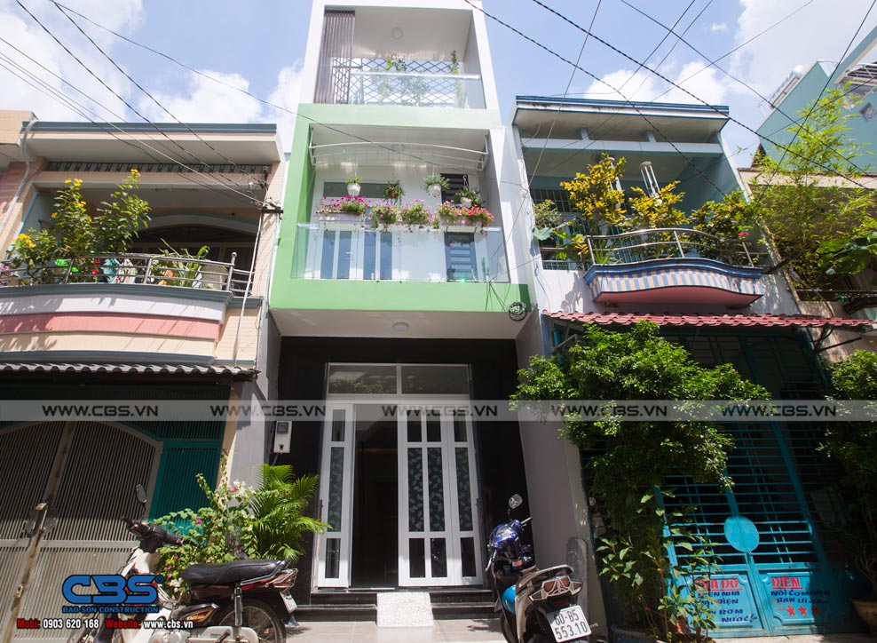 Xây dựng mới nhà chị Châu, Quận 11