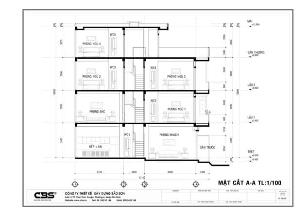 Thiết kế nhà phố bán cổ điển sang trọng tại Bình Dương (5m x 13m) 30