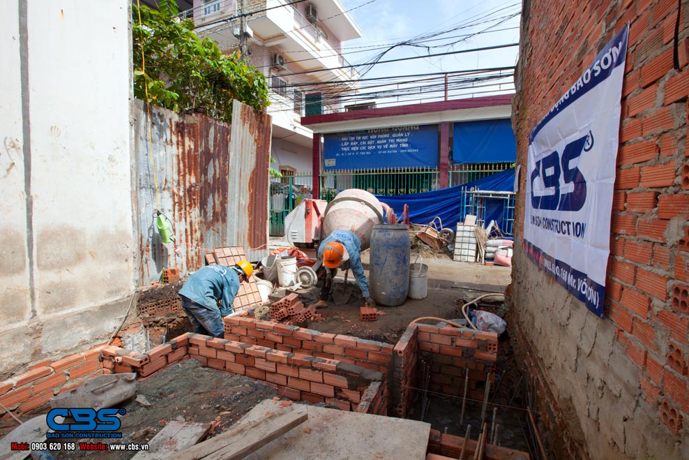 Xây dựng mới nhà chị Hương Biên Hòa